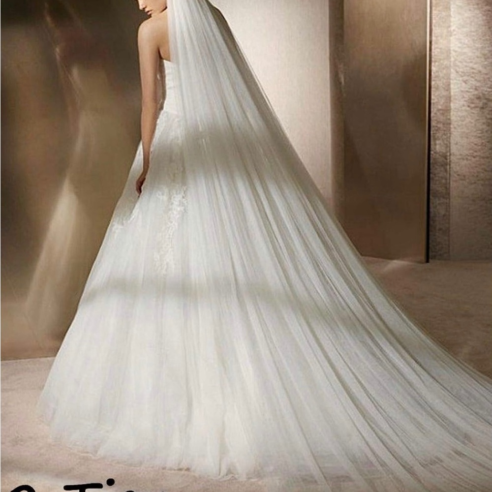 Cathedral wedding veil